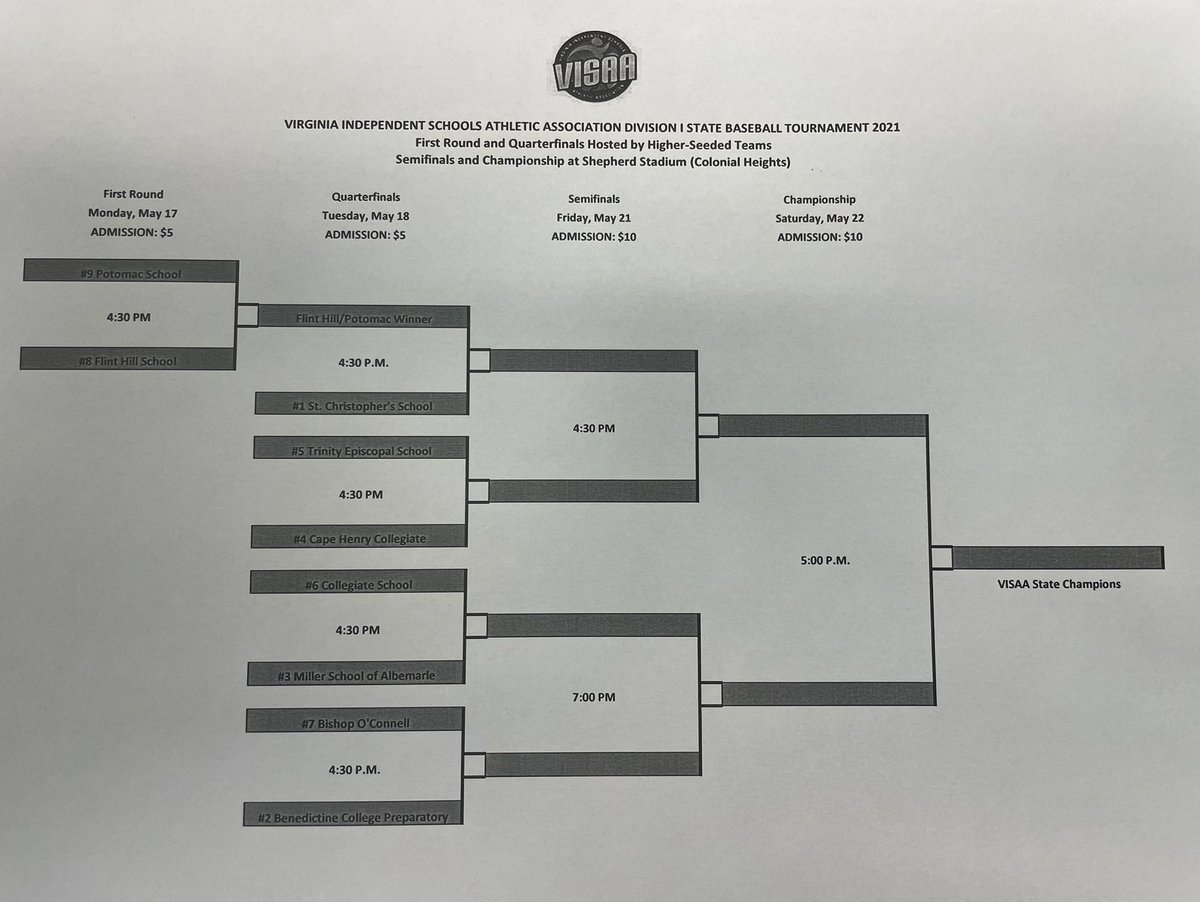 VISAA Baseball tweet media