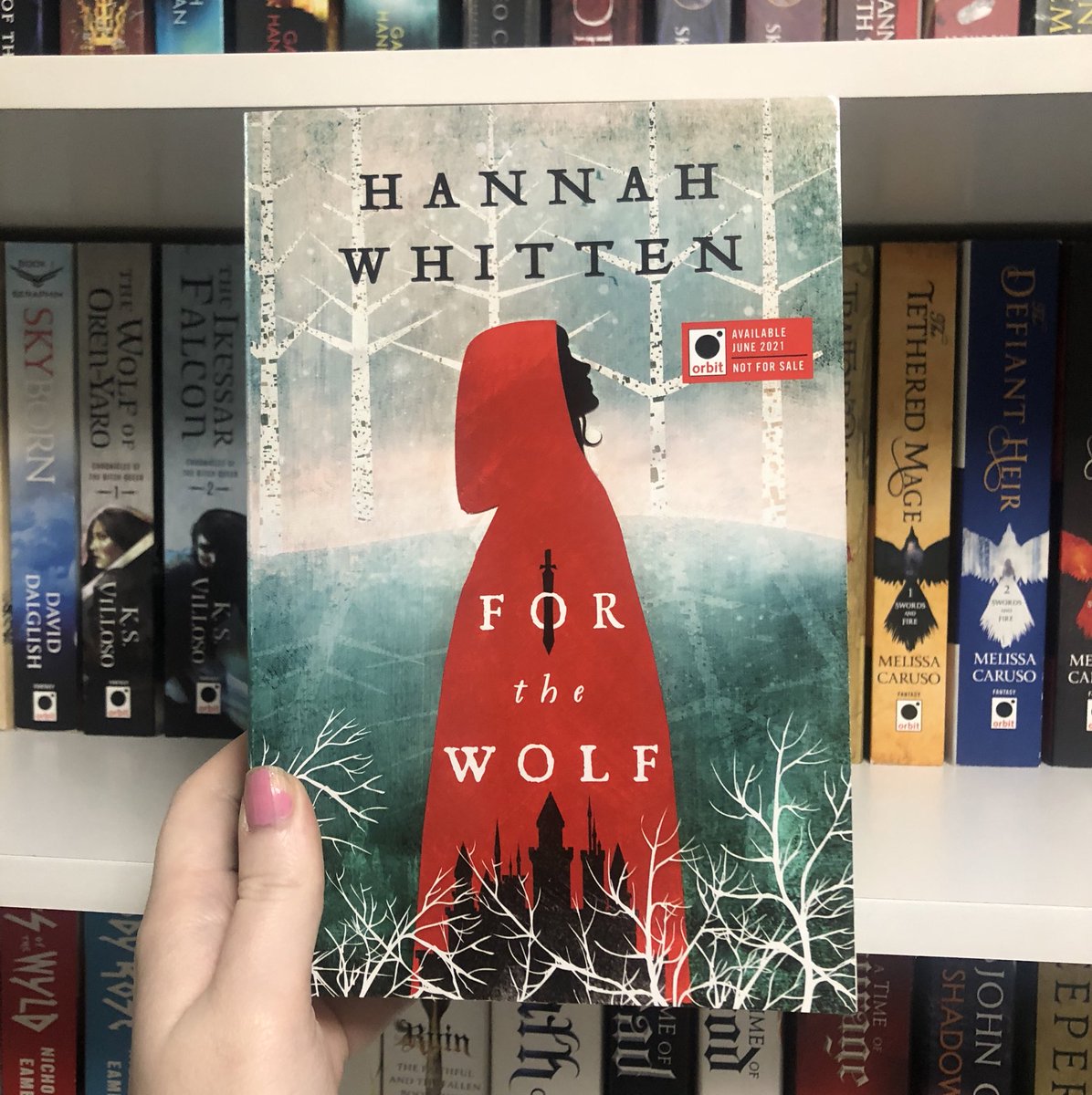 HollyKnece's tweet photo. 🚨GIVEAWAY🚨
As I’ve read this lovely story already (video coming soon!), I’m going to give away my arc copy of For The Wolf by @hwhittenwrites!
➡️Just follow me and retweet!
🌎Open internationally as always.
🎁Winner will be randomly chosen in a week. https://t.co/EQA4g82REI