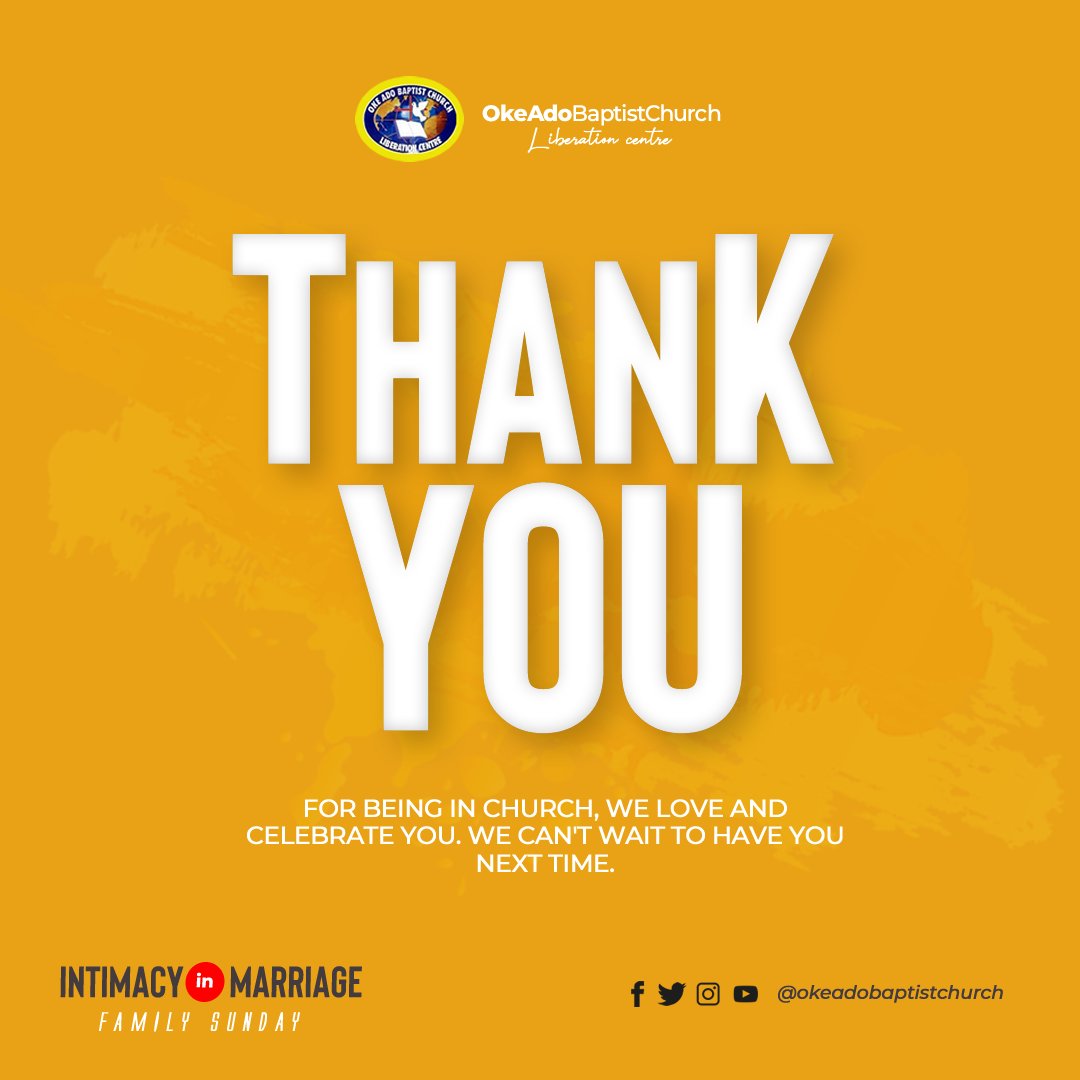 oke_adoBc's tweet photo. Thank You for coming to church today, we look forward to having you next time for another experience in the presence of God.
#Marriage_Intimacy 
#FamilySunday
#familyseries
#LoveSeries
#OkeAdoBatistChurch https://t.co/cpqyF8zx9n
