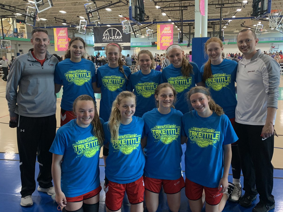 Iowa Prep 8th Girls Red wins final game of the weekend to finish 4-0 and win the Championship. They played up in a 9th Grade division this weekend. #processdriven
