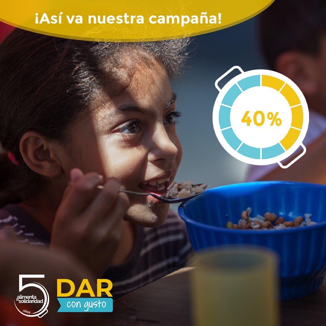 AlimentaTachira's tweet image. Hasta ahora hemos recaudado el 40% de nuestra meta… ¡Y cada vez se suman más personas para DAR!  Porque dar es la forma más noble de amar, es una acción que nos deja sintiendo que todo puede salir bien y que realmente somos capaces de transformar la realidad que nos rodea.