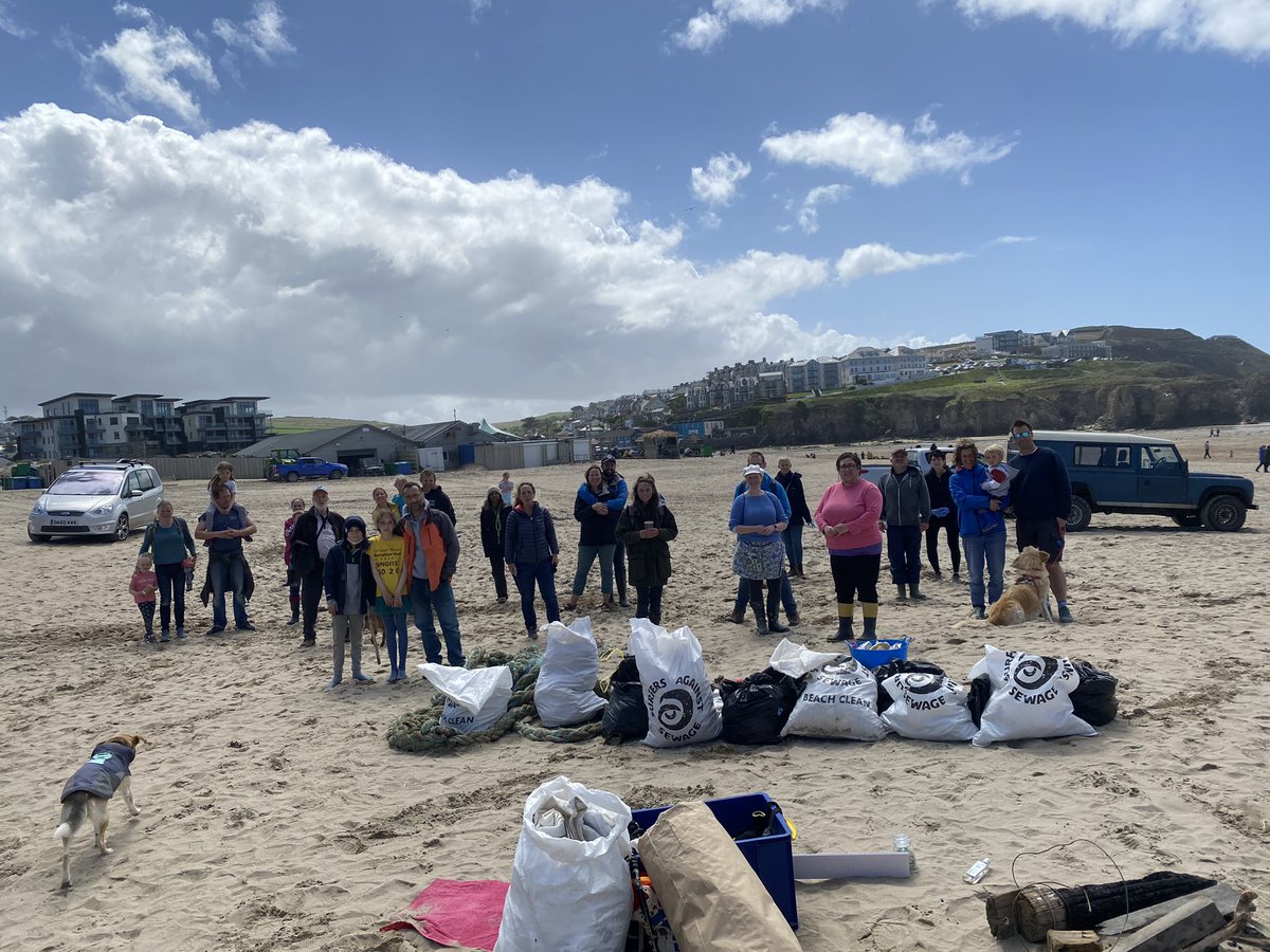Lizzi_L's tweet photo. Yesterday was one of our #MillionMileClean #beachcleanup events for @sascampaigns as always a monumental effort by #perranporth community with over 75 people involved across the morning #gratitude #bluemind #protectwhatyoulove #bluehealthcoach #sasrep https://t.co/dEcsTWooTl