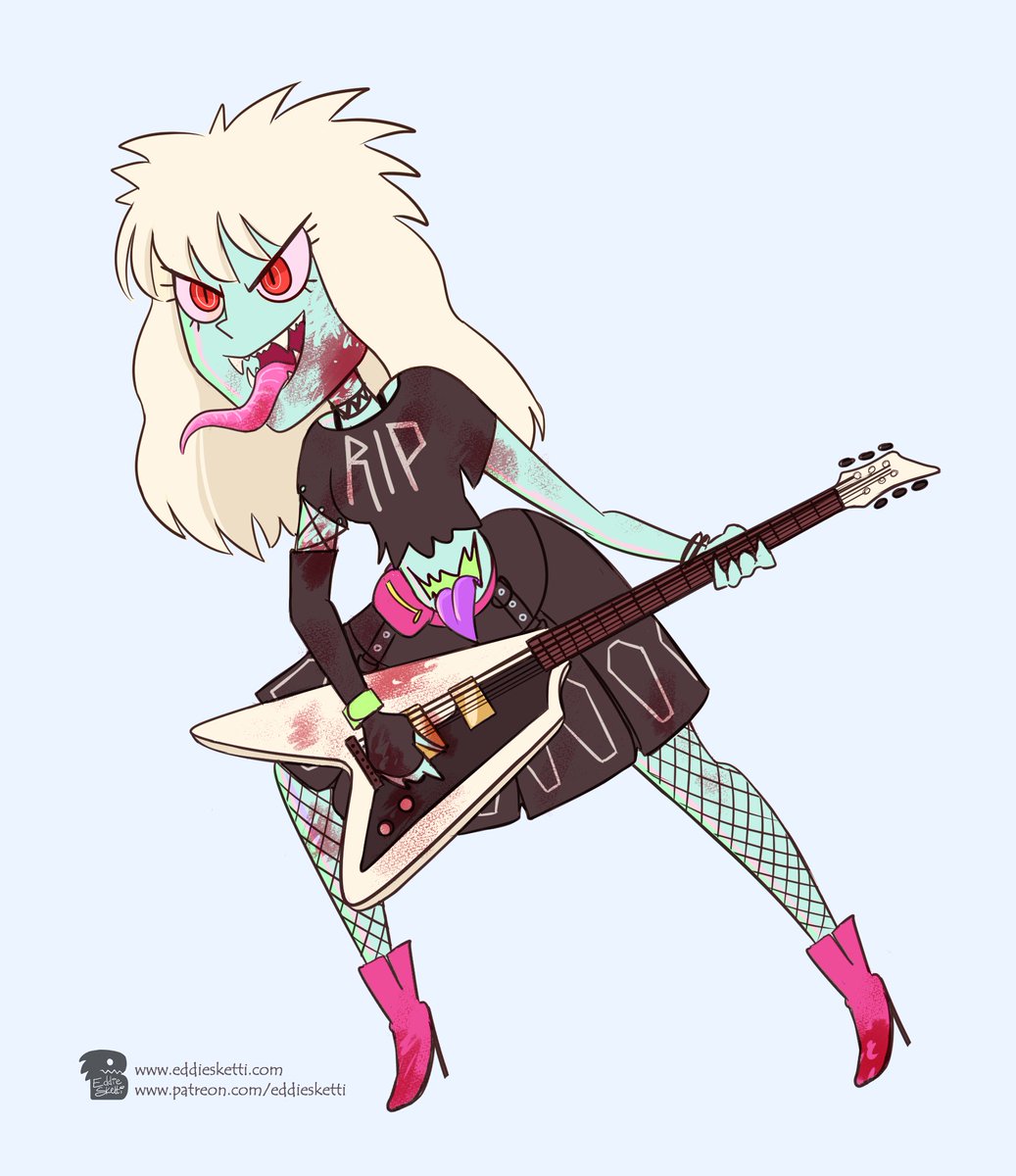 I did this w my friends yesterday and this is the character we ended up with 🤘👅🩸 Body type was Dexter's mom from Dexter's Labratory so I went with a similar style overall lmao