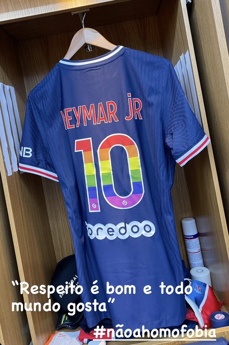 Genio Neymar Jr Respeito E Bom E Todo Mundo Gosta Naoahomofobia Neymar Via Story Instagram
