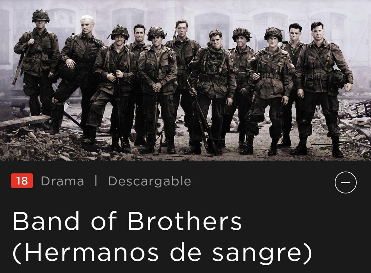 ¡Qué tendrá la serie #bandofbrothers de <a href="/HBO/">HBO</a>_ES | @HBO que es la séptima vez que la veo!.. y cada vez la disfruto más.