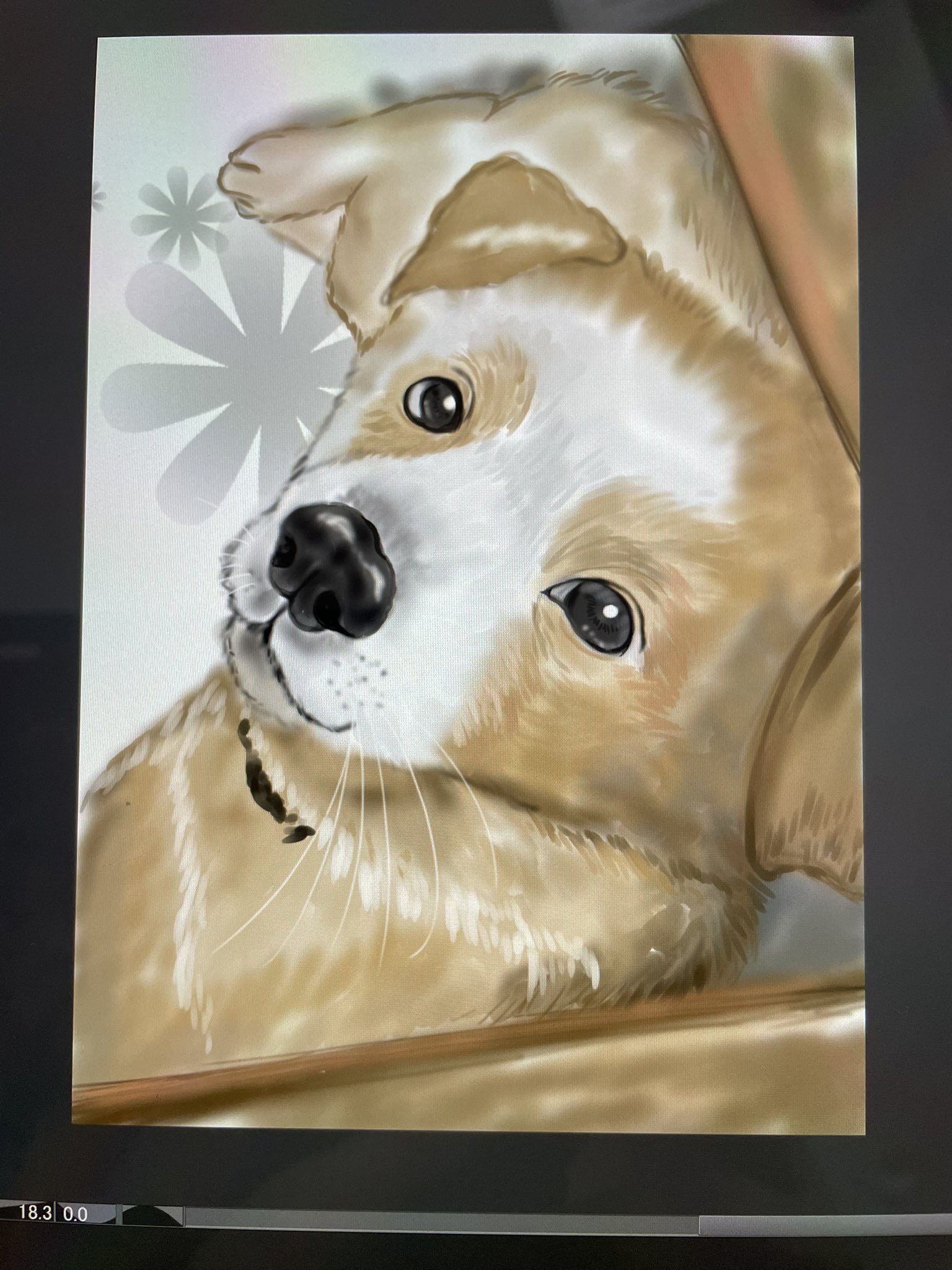 めぐ姐 V Twitter とっても可愛いわんちゃん ˊᵕˋ バッグ用にオーダー頂きました 可愛い イラスト好きな人と繋がりたい 絵描きさんと繋がりたい 犬好きさんと繋がりたい