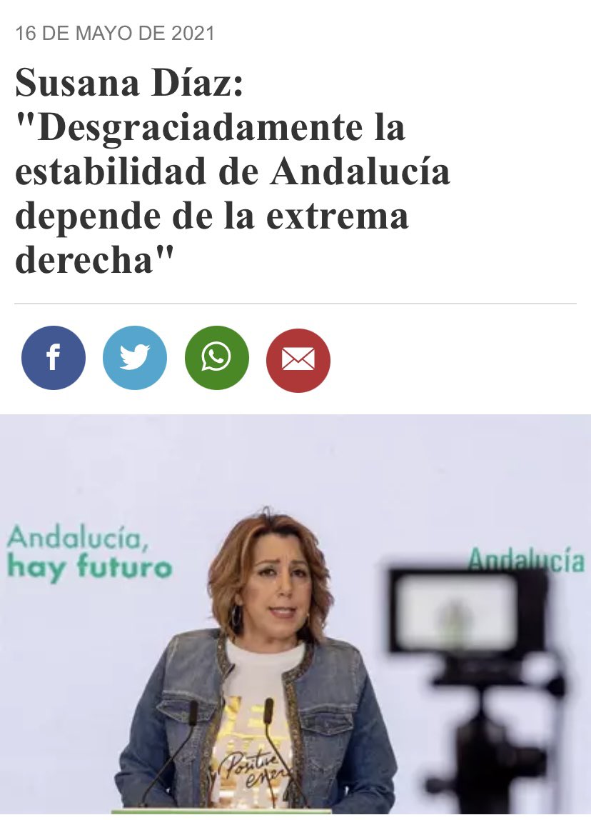 Tonicanto1's tweet photo. Susana Díaz y la estabilidad de Andalucía. https://t.co/EdveOnvfJT