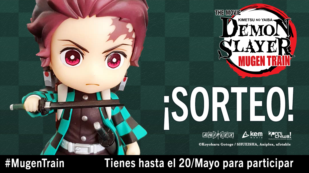 ¡Nuevo sorteo, gana una figura de #Tanjiro!
❤️ 1) Síguenos.
🔃 2) Da RT
☺️ 3) ¡Comenta cuál es el personaje que más quieres escuchar en español en #DemonSlayer #MugenTrain y etiqueta cno quién irás a verla!

* Tienes hasta el 20/Mayo para participar, el ganador será  al azar.