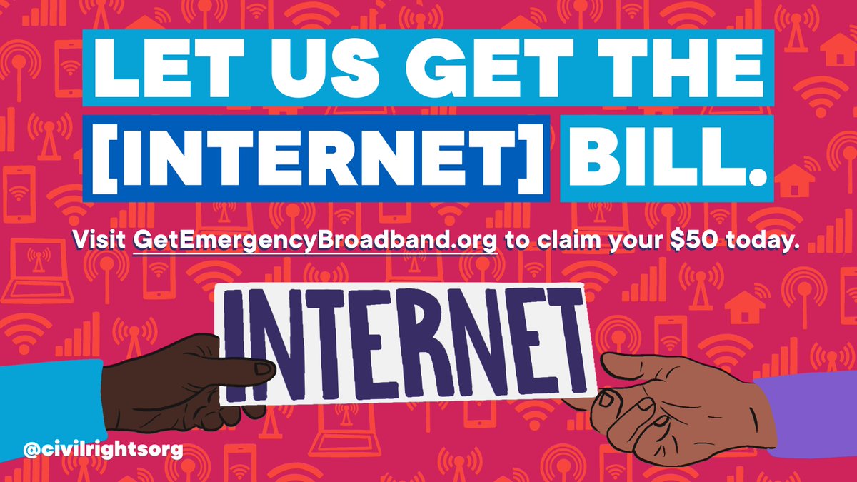 NCOAging's tweet photo. The #EmergencyBroadbandBenefit program makes at-home #Internet #access more affordable for #older who are in need. Go to https://t.co/eZwSV892xv to learn more about the $50 per month discount 🙌🏽  #GetConnectedEBB #BroadbandForAll https://t.co/QZu380vrl2