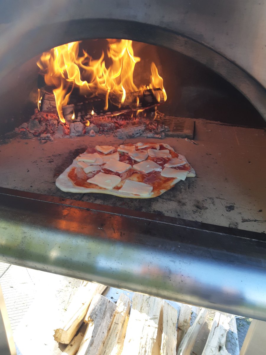 #pizza night in the wood fired oven 1 of 2 #wine #PEC #food #outdoorlife