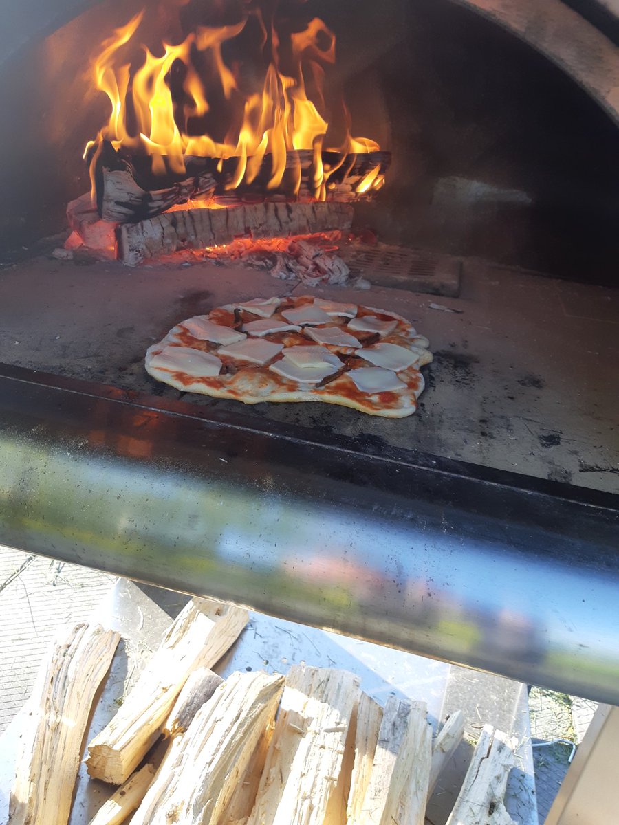 #pizza  night 2 of 2 in the wood fired oven #PEC #wine #bbqlife #food #outdoorlife