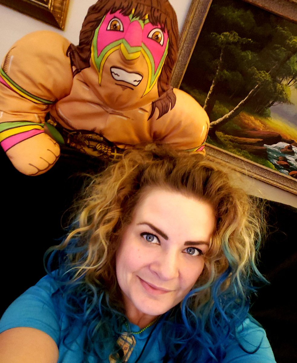 MsDamanda's tweet image. The #UltimateWarrior and I are ready for #WrestleManiaBacklash !!!!
