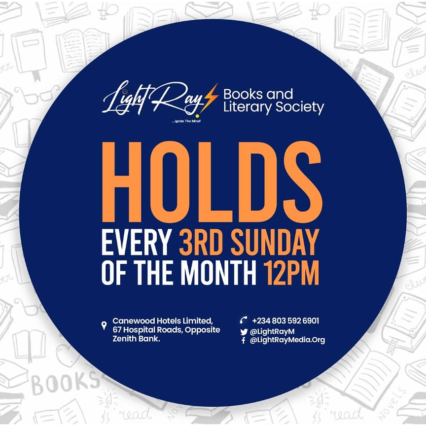 LightrayM's tweet image. We are all set!
From 12noon all literary minds and performance creatives in Delta State will be spitting comedy, spoken word performance, book reviews and alll things Literary!

Join us from 12noon-3pm *today Sunday 16th May, 2021 with your Anchor/Host