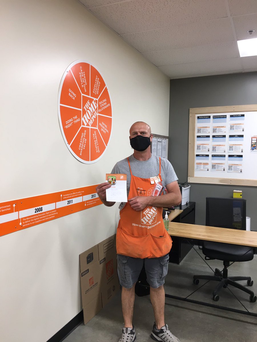 Pat-  keeping his head in the game!  5 trucks before 11:00 am and he kept his focus on the game plan!  Thanks Pat for serving our team and for your EXCELLENT work ethic!!! THD 2021...    <a href="/PatrickOzen8/">Pat Williams</a> <a href="/HauckJenny/">Jenny Hauck</a> <a href="/bambiday79/">Bambi Hatfield</a> <a href="/jody_delicato/">Jody Delicato</a>
