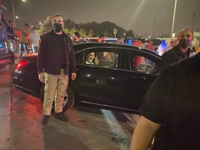 ofirgendelman's tweet photo. Hamas leader Ismail Haniyeh rides in a fancy Mercedes after a posh dinner in Doha, on his way his his 5 star hotel. Why doesn't he let Gazans live this life as well? Why does he constantly starts wars without giving a damn about the people in Gaza?

B/c he serves Iran's terrorism https://t.co/eNVq9HiqOr
