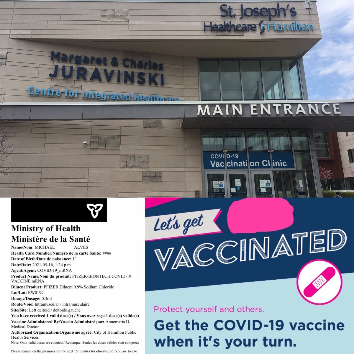 Mike Alves (@mikeaalves) on Twitter photo Got my first vaccine dose today and feeling thankful ! ๐๐จ๐ฆ๐๐๐ป<a href="/VaxHuntersCan/">Vaccine Hunters Canada</a> <a href="/cityofhamilton/">City of Hamilton</a> <a href="/STJOESHAMILTON/">St. Joe's Healthcare (Hospital & Foundation)</a> <a href="/GovOntario/">Govt Ontario</a> <a href="/ONThealth/">Ontario Ministry of Health</a> <a href="/GovCanHealth/">Health Canada and PHAC</a> Got my first vaccine dose today and feeling thankful ! ๐๐จ๐ฆ๐๐๐ป<a href="/VaxHuntersCan/">Vaccine Hunters Canada</a> <a href="/cityofhamilton/">City of Hamilton</a> <a href="/STJOESHAMILTON/">St. Joe's Healthcare (Hospital & Foundation)</a> <a href="/GovOntario/">Govt Ontario</a> <a href="/ONThealth/">Ontario Ministry of Health</a> <a href="/GovCanHealth/">Health Canada and PHAC</a>