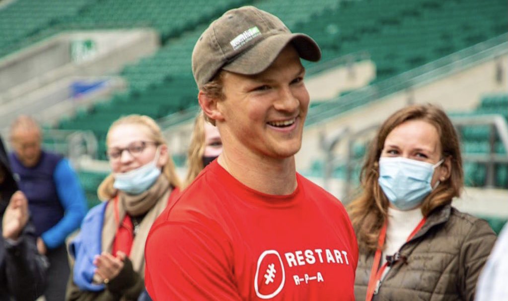 RestartRugby's tweet image. What a LEGEND 🦸‍♂️🔥💥

✅ 5 Marathons
✅ 5 Days
✅ SMASHED his fundraising target

An unbelievable achievement @TomStephenson13 and to your stellar-support team too 🎉🍾

Fundraising page 👉 justgiving.com/fundraising/to…

#TryFor5