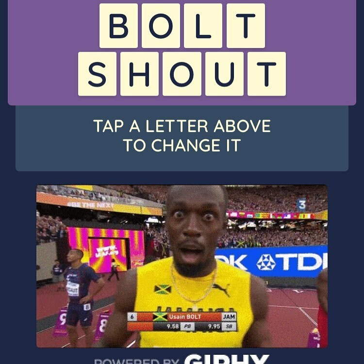 flipflop_app's tweet photo. Anyone else miss watching @usainbolt ?

#usainbolt #sprinting #athletics #wordgames #wordgame #suncrossword #giphy #gifs #wordswithfriends #scrabble #funnygames #iosgames #androidgames #freegames #mobileapps https://t.co/bws1gJhRFV