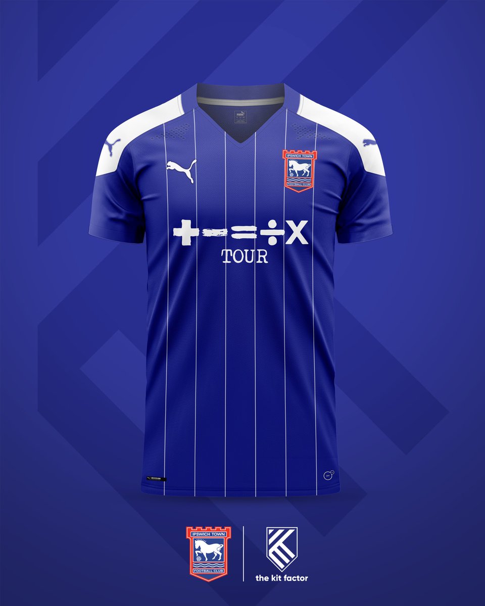 thekitfactor's tweet photo. I’ve decided to see what the three most popular @IpswichTown base designs over the years could look like in each of the big manufacturer shirt templates.
The fifth brand to feature is Puma.
#itfc #ipswich #town #kits #concept #thekitfactor #new #ed #sheeran #shirt https://t.co/aPxHIYI7FS
