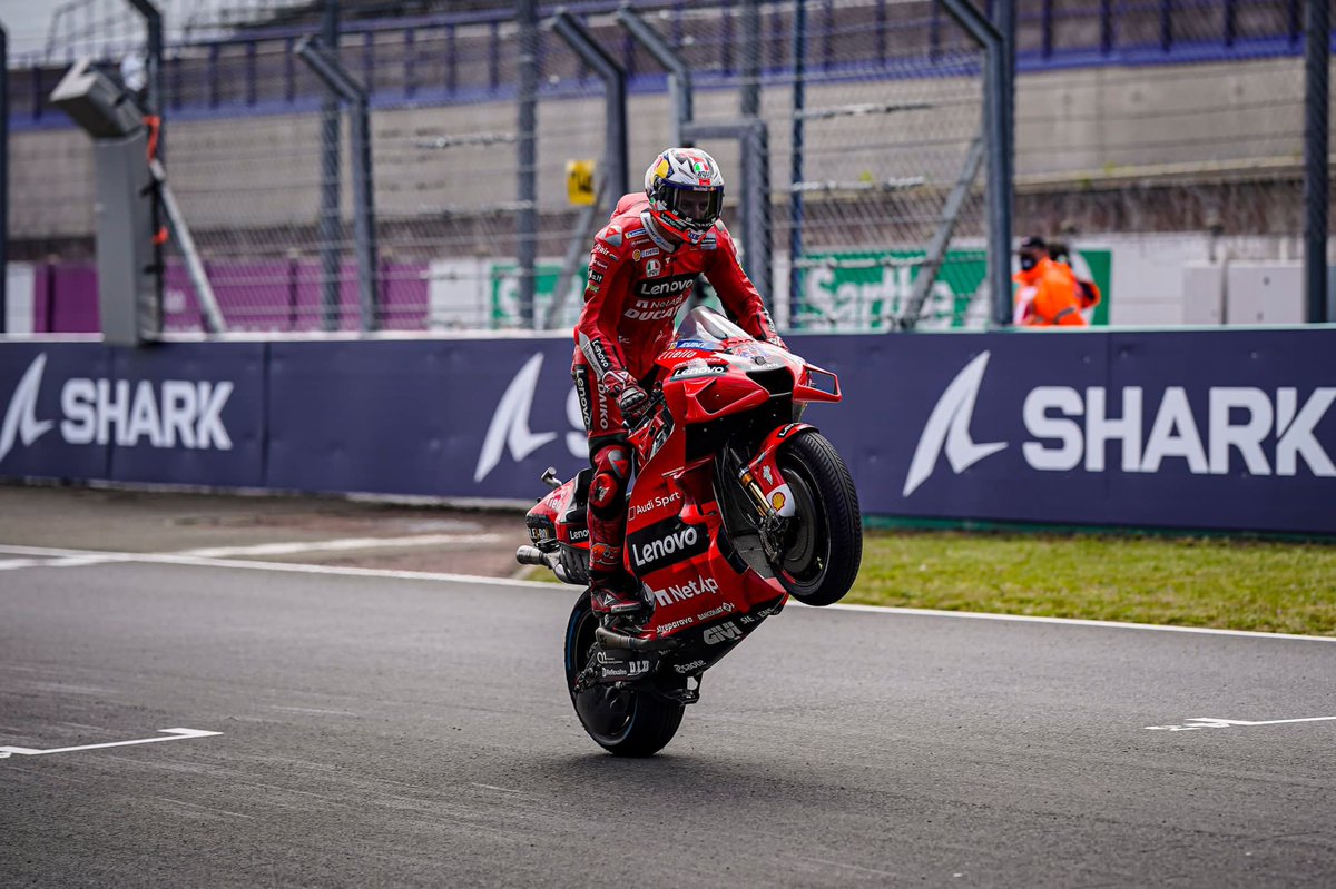 Another great Ducati weekend! What a ride for @jackmilleraus, @JohannZarco1 and @PeccoBagnaia! So proud for all of them. Winning the race with three @DucatiMotor bikes in the first four position is a great achievement for all women and men of @ducaticorse