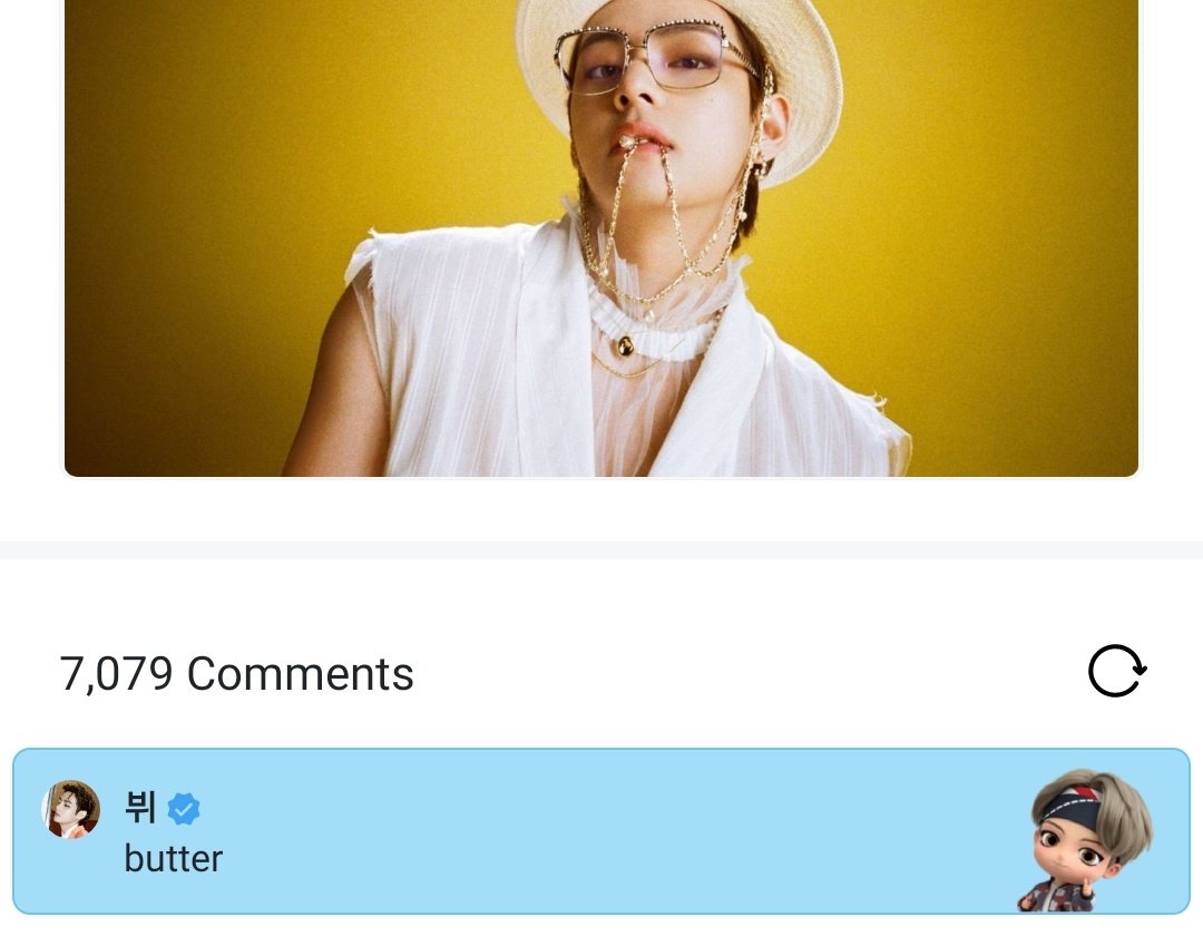 BTSNewsBrasil's tweet photo. [WEVERSE]

"V oppa, você pode nos contar a letra de Butter?" Por favor"

TH: Butter

@BTS_twt #BBMAsTopSocial https://t.co/0mtpnQUQx6