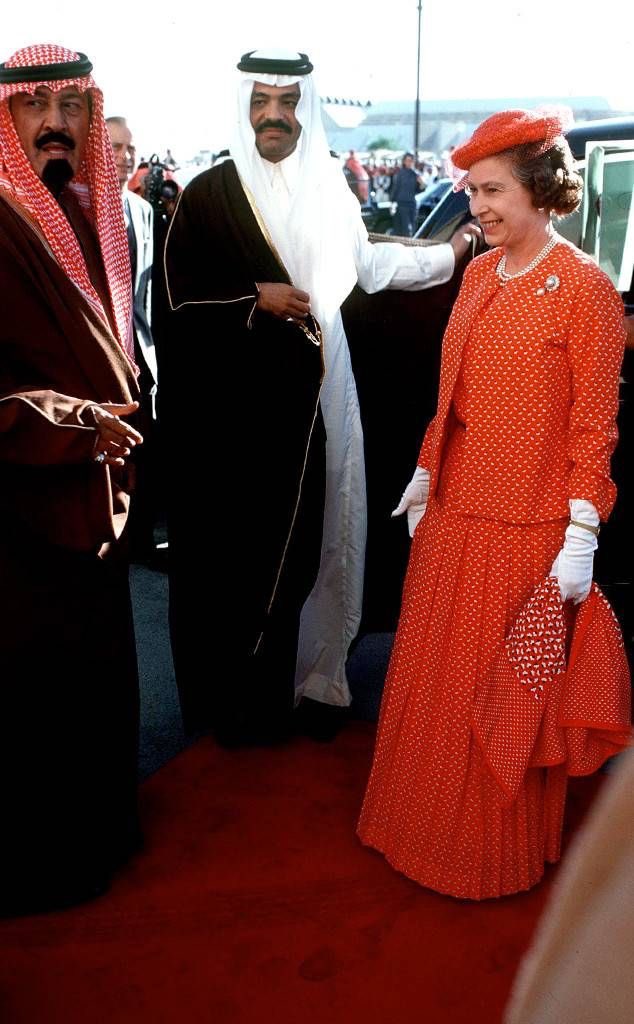 زيارة الملكة إليزابيث الثانية للمملكة العربية السعودية عام 1979م.