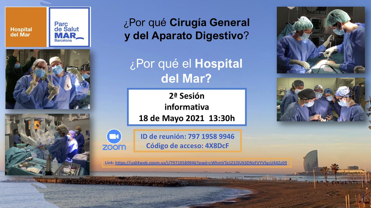 Clara Téllez (@claratellezm) on Twitter photo 📢📢 Atención!Jornadas de puertas abiertas de #cirugiageneral en el <a href="/hospitaldelmar/">Hospital del Mar</a>!Te esperamos!!👇👇📢📢
#MIR2021 #MIRabierto <a href="/MdcnCabreada/">Medicina Cabreada</a> <a href="/CTOMedicinaES/">CTO Medicina</a> <a href="/mirasturias/">MIR Asturias</a> <a href="/academiamir/">Academia AMIR</a> <a href="/AQGimbernat/">Gimbernat Surgical Society</a> <a href="/aecirujanos/">aecirujanos</a> <a href="/aecformacion/">AEC Formación</a> <a href="/SCatCir/">Societat Catalana de Cirurgia</a> 📢📢 Atención!Jornadas de puertas abiertas de #cirugiageneral en el <a href="/hospitaldelmar/">Hospital del Mar</a>!Te esperamos!!👇👇📢📢
#MIR2021 #MIRabierto <a href="/MdcnCabreada/">Medicina Cabreada</a> <a href="/CTOMedicinaES/">CTO Medicina</a> <a href="/mirasturias/">MIR Asturias</a> <a href="/academiamir/">Academia AMIR</a> <a href="/AQGimbernat/">Gimbernat Surgical Society</a> <a href="/aecirujanos/">aecirujanos</a> <a href="/aecformacion/">AEC Formación</a> <a href="/SCatCir/">Societat Catalana de Cirurgia</a>