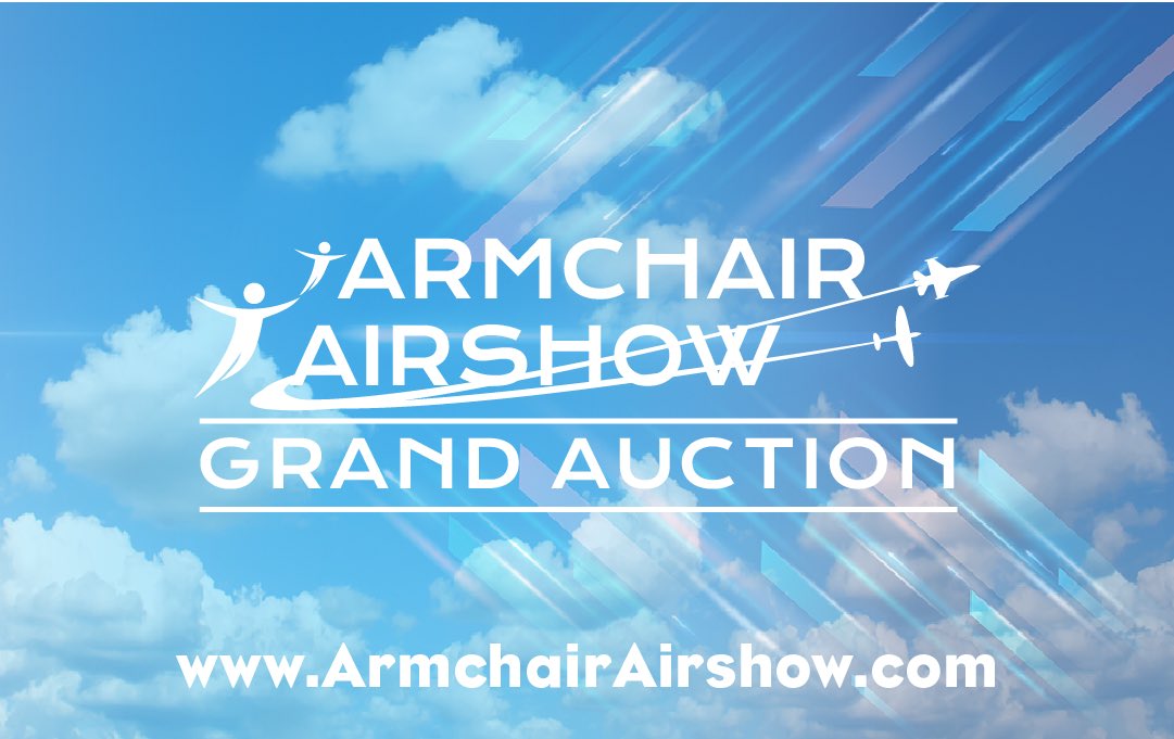 Aerobility's tweet photo. The Armchair Airshow 2021 Grand Auction, will go live on Monday at 17:00!
All the profits will support disabled flying so please take a look and see what you’d like to bid on.
https://t.co/UyseO9xGR0
#ArmchairAirshow #GrandAuction #SomethingForEverybody #AVGeeks #TankDriving https://t.co/3uSCxLay6v