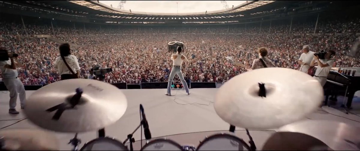 GeekZoneGZ's tweet photo. El final de 'BOHEMIAN RHAPSODY' es otro nivel. https://t.co/spXoB4TTpF