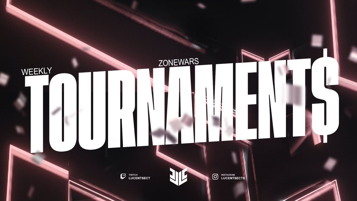 🏆We’re hosting $25 Zone Wars Tournaments weekly! 
🚨 8 Team Brackets each week! 

Who’s interested in competing? Comment Below 🔽