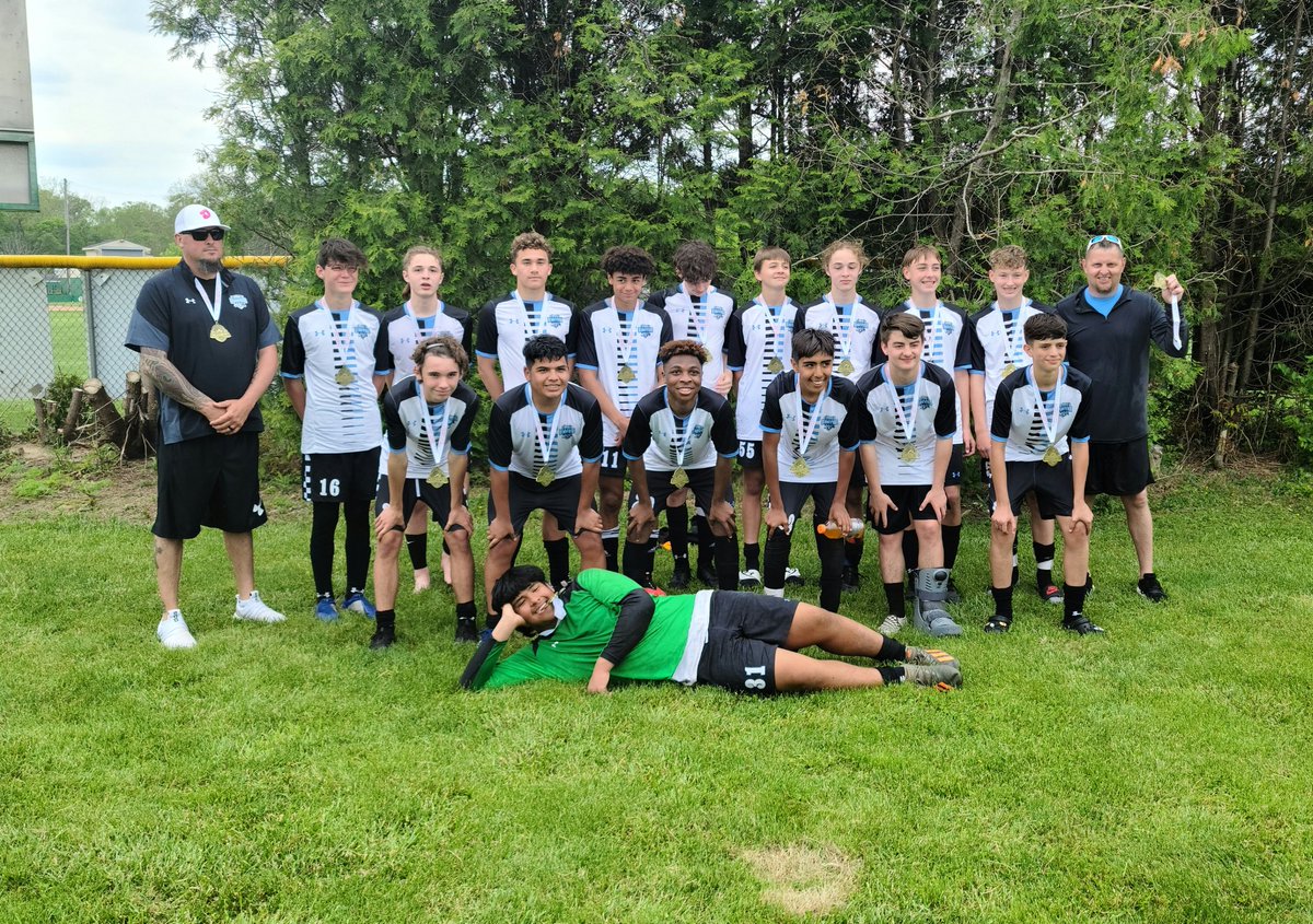 Congratulations Ohio United FC Aresenal 2021 Cincy West Tournament Champions!!!!