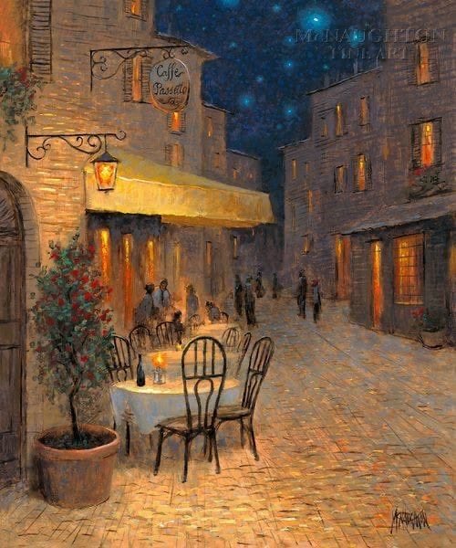 Arte Y Mas Cafe De Noche De Jon Mcnaughton T Co H7bykromsw Twitter
