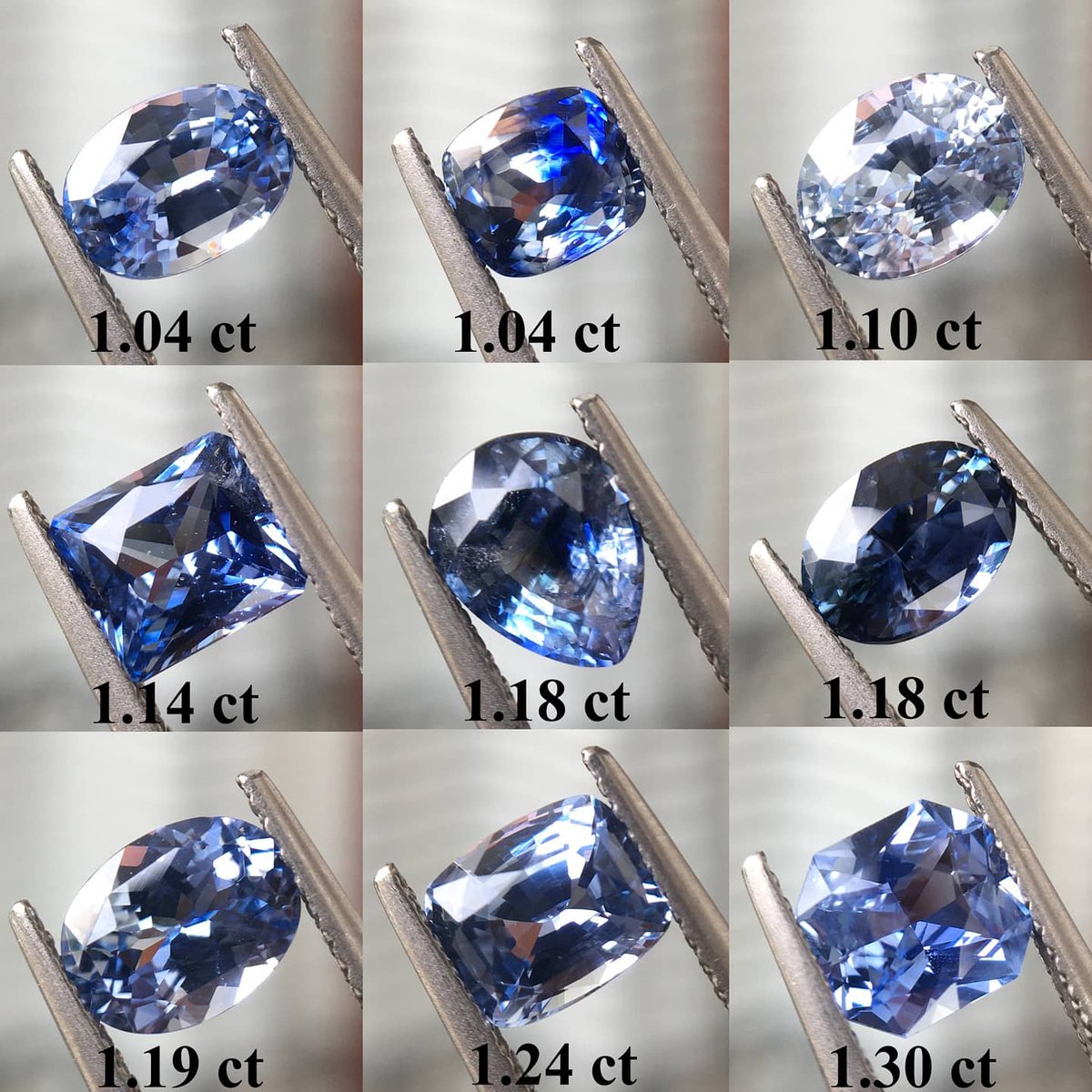 10.41 ct 9 Pieces Natural  No Heat Blue Sapphire
#noheat #bluesapphire #bluesapphires #gemstones #gems #luxury #luxurydesign #jewelry #jewelrydesigner #september #birthstone #healingstones #singapore #hongkong #china #japan  #usa #uk #ceylon #srilanka #sapphirebracelets