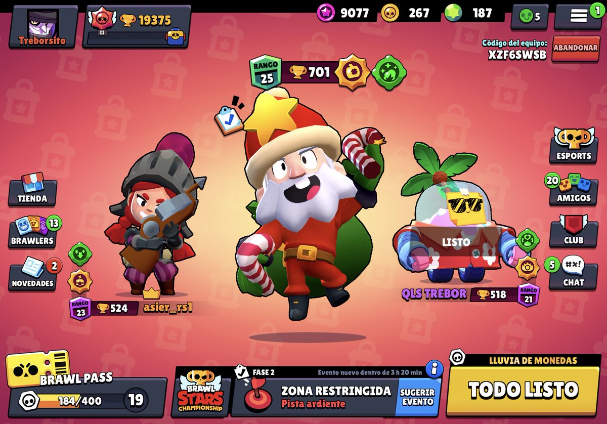 Quise jugar el desafío usando la lupa🔎 para encontrar equipo y encontré a QLS TREBOR que luego se puso al panafresco🥺