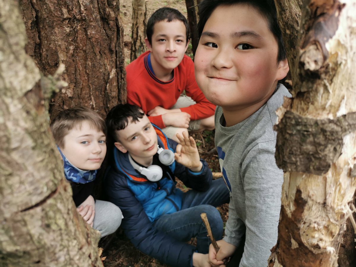 FTPChethams's tweet photo. Another fantastic trip today with @VH_Chethams to Delamere forest.  We had loads of fun building a den, playing on a rope swing (for the first time for some students) and enjoying the scenic walks. https://t.co/koCR2G1zye