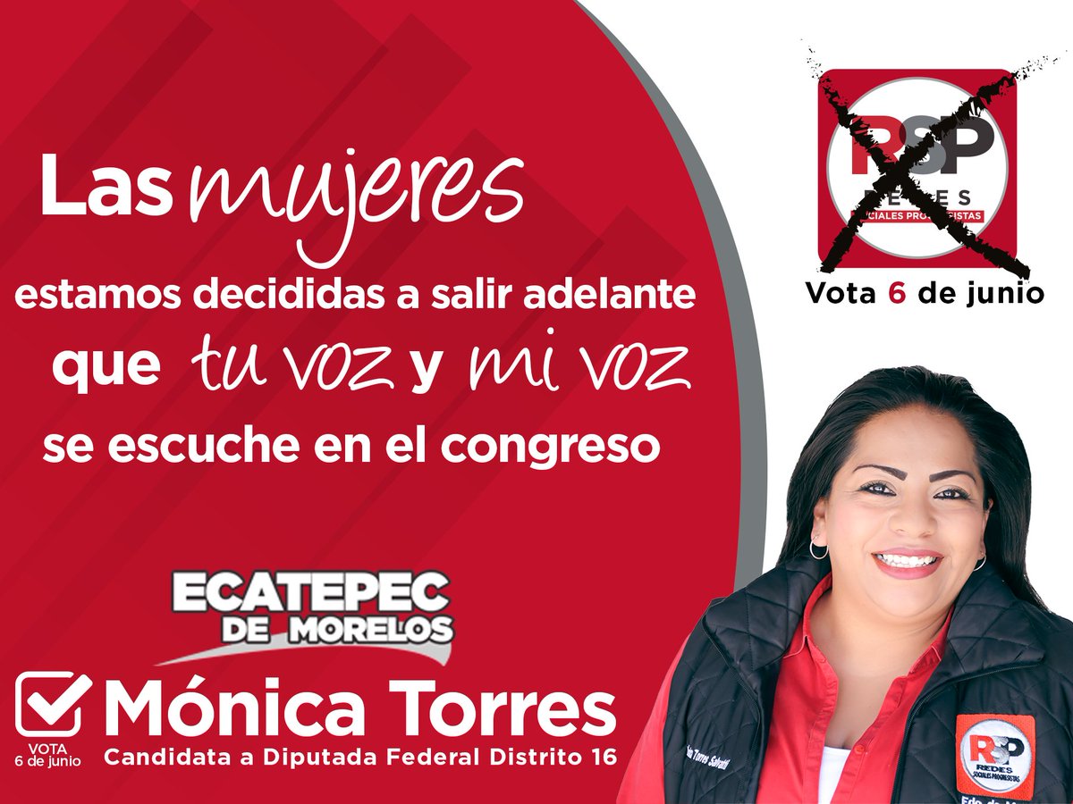 monicatorresrsp's tweet photo. Las mujeres estamos decididas a salir adelante, que tu voz y mi voz se escuche en el congreso. 👩‍🎤👩‍💻👩‍💼👩‍🔧👩👵👩‍⚕️👩‍🎓👩‍🏫👩‍⚖️⁣
⁣
#MonicaTorres #DistritoXVI #MujeresAlCongreso #SanarAMexico #SanarAEdoMex #JuntosAdelante #EcatepexTlanepantla #RSP #RSPEDOMEX #rspecatepec https://t.co/0ceI7kxRUY