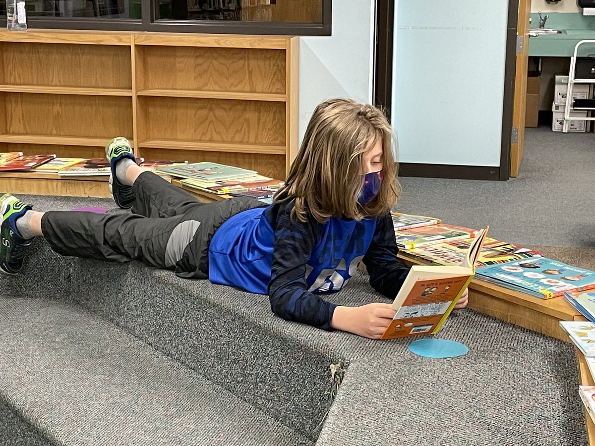 Last chance to read in The Pit!  We start packing up the collection tomorrow.