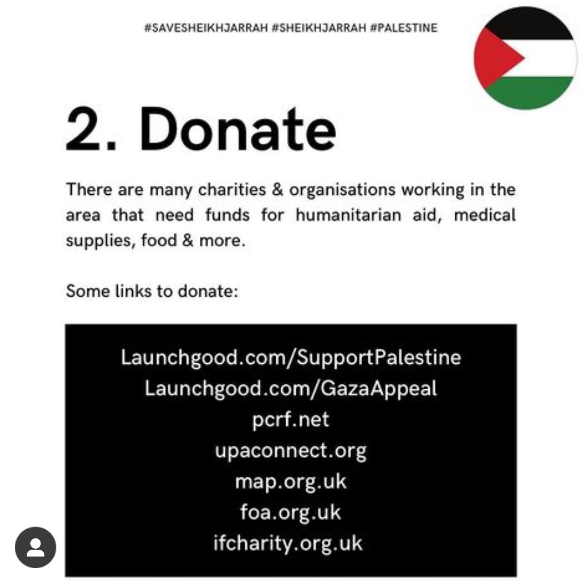 DAISYJEDIRIDLEY's tweet photo. To donate and support Palestine, here are a few organisations that can help! 🙌🏽🇵🇸 https://t.co/34pRqr9Vne