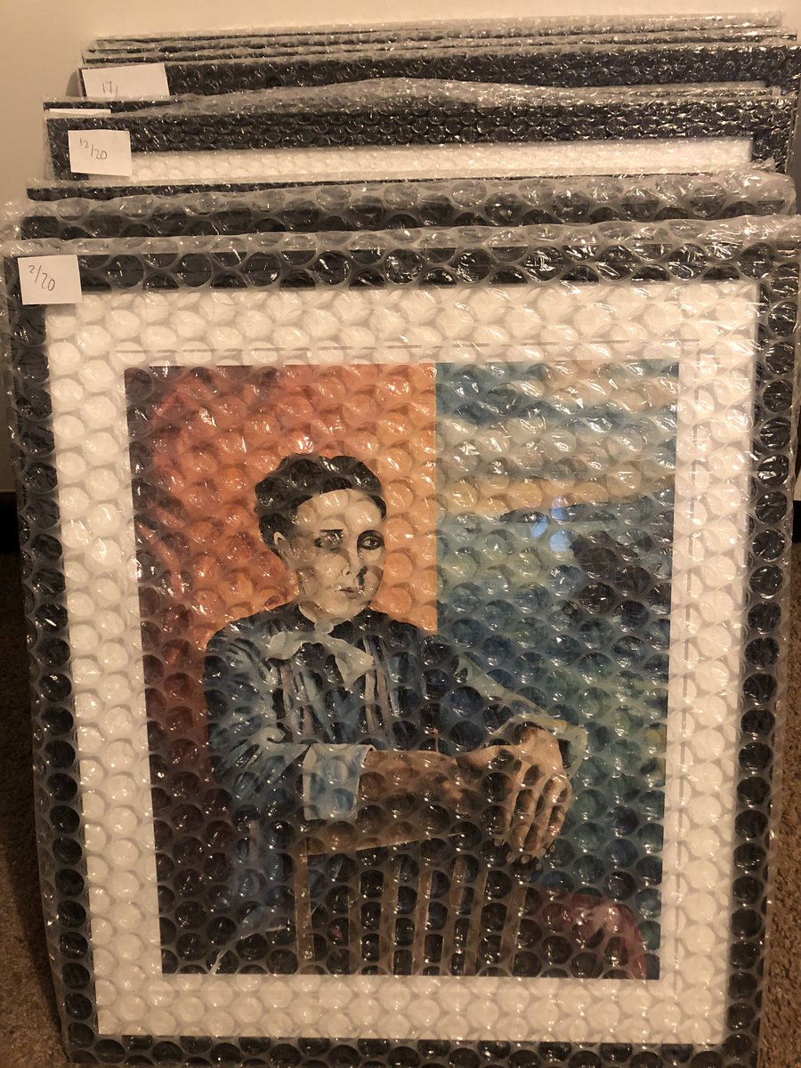 🥳Penwythnos lyfli yn cwrdd â nifer o bobl hyfryd sydd wedi prynu’r print yma o Cranogwen. Diolch am y gefnogaeth🌟
Ni’n agos iawn at y targed ariannol i wneud y cerflun yn realiti, mi fyddai’n wych petai chi’n medru cyfrannu beth bynnag y medrwch - uk.gofundme.com/f/Cerflun-Cymu…