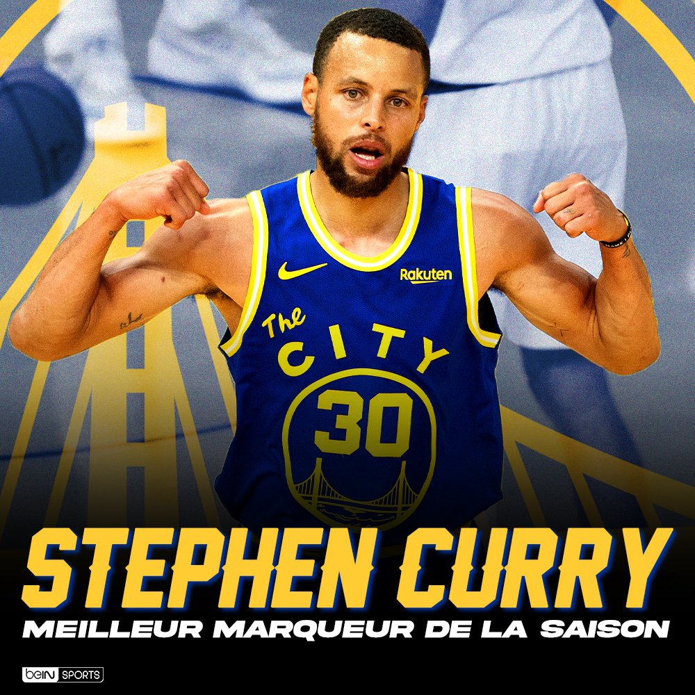 NBAextra's tweet photo. 🏀 #NBA 
💪 Stephen Curry est officiellement le meilleur scoreur de la saison !
#NBAextra https://t.co/cQchLfSnk0