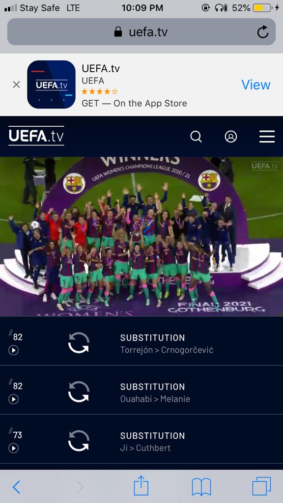 Joy for Super Falcons International, @AsisatOshoala as @FCBfemeni lift WOMEN'S CHAMPIONS LEAGUE TROPHY.

Congratulations! 

#ProudNaija