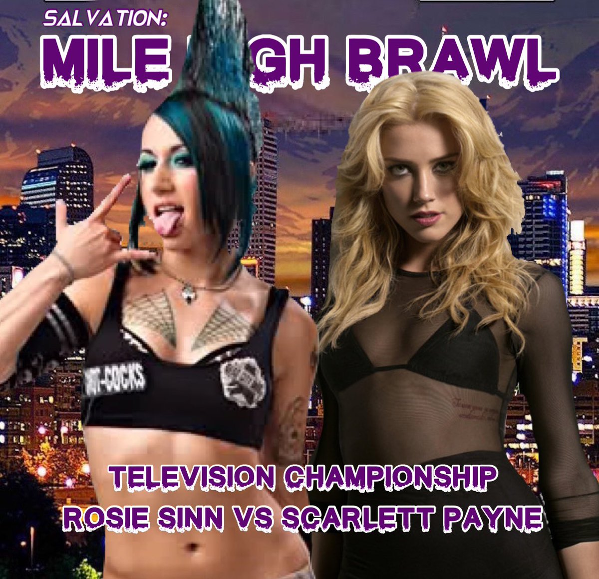 marvelousmasonk's tweet image. Our main event for next weeks Mile High Brawl.