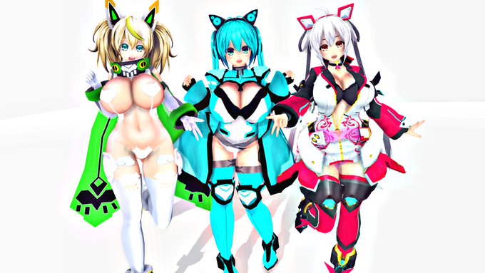 定期的に撮りたくなるいつもの3人です♡ #COM3D2 