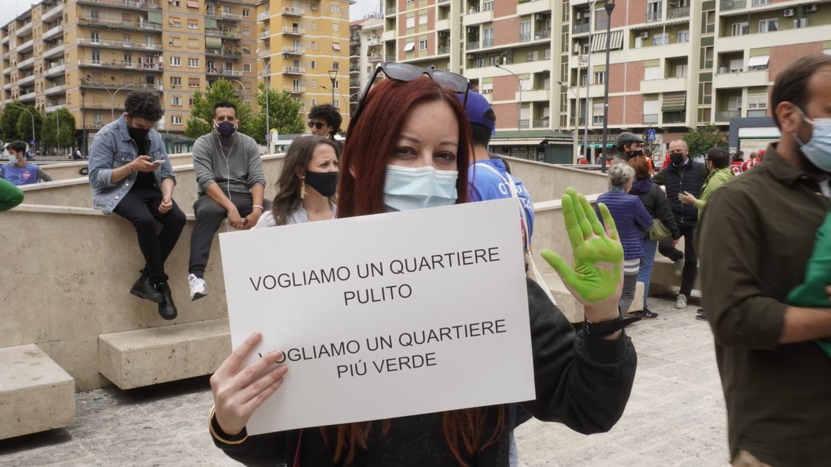 Il nostro flashmob per il tenere sempre alta l’attenzione sul verde nel V municipio #Greenzone #pigentopop