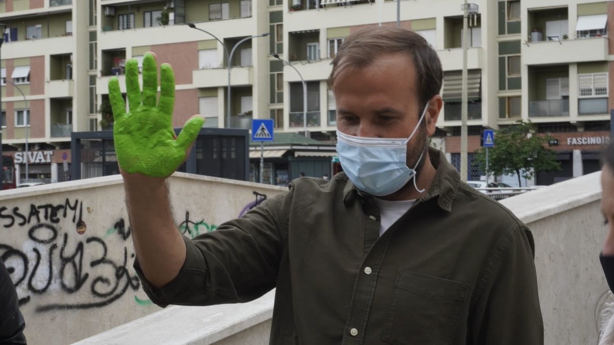 PignetoPop's tweet photo. Il nostro flashmob per il tenere sempre alta l’attenzione sul verde nel V municipio #Greenzone #pigentopop https://t.co/8TwwPSk3RV