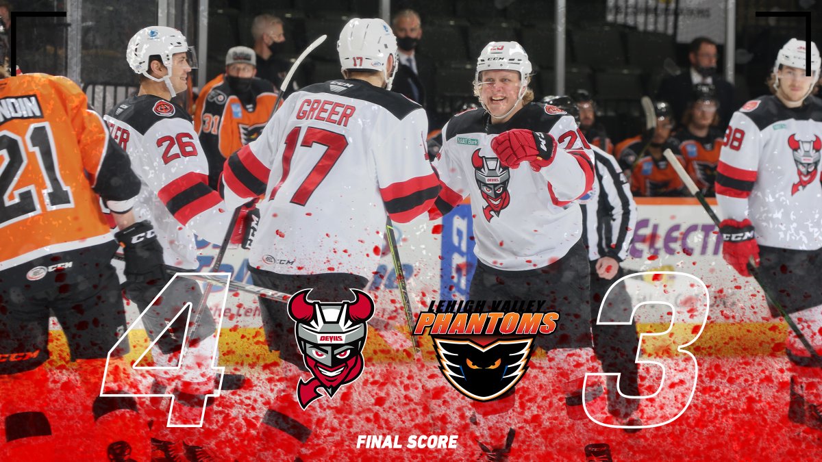 DEVILS WIN IN THE SHOOTOUT AND THEIR FINAL GAME IN HISTORY