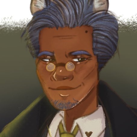 well, everyone, meet john- the older catgentleman yall came up with together! a wise, kind man whose rebellious, playful spirit from his youth never left him. he also likes taking a lot of catnaps ☺️