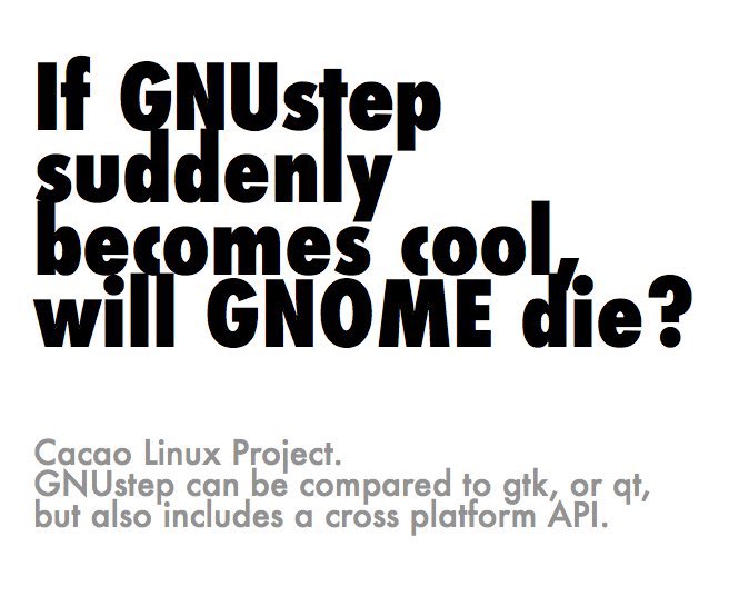 aieidotch's tweet image. #gnustep