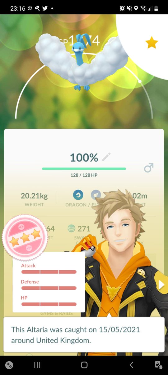 MissRequiem93's tweet photo. From one IV to another 🤣 caught one after the other! Never seen a 0iv before 🤣 #PokemonGOCommunityDay https://t.co/fKNgqYZC1o