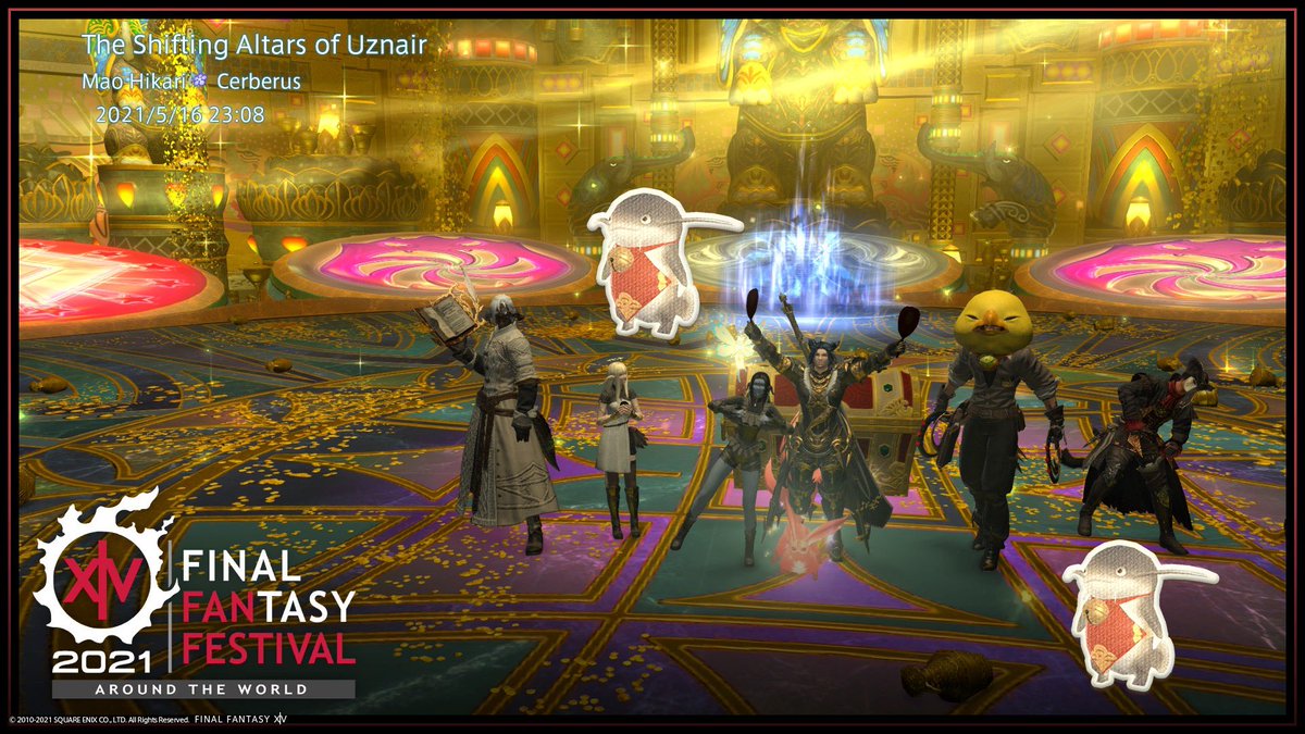 xMaoStar's tweet photo. Home world: Chaos - Cerberus
Character name: Mao Hikari
Character Profile: https://t.co/elt1JdCikn
Desired prize: Modern Aesthetics - Strife
Comment: we weren’t even paying atrention to the roulette 😂 glad we reached the final! 🥳

#FFXIVFanfest #FanFestUznair #Sweepstakes https://t.co/8PFEH22FA1
